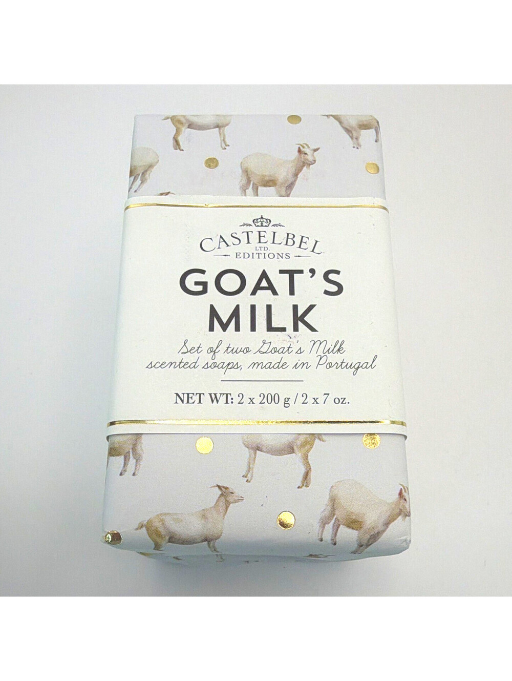 Castelbel LTD. Editions Goat's Milk Scented French Milled Soap 2 x 200g (7oz)